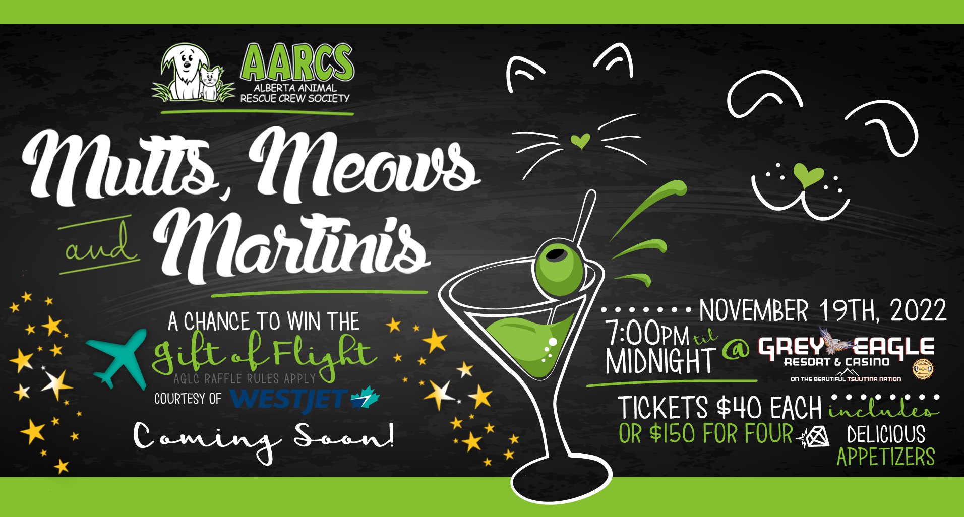 2022 Mutts Meows & Martinis AARCS Year End Celebration - AARCS